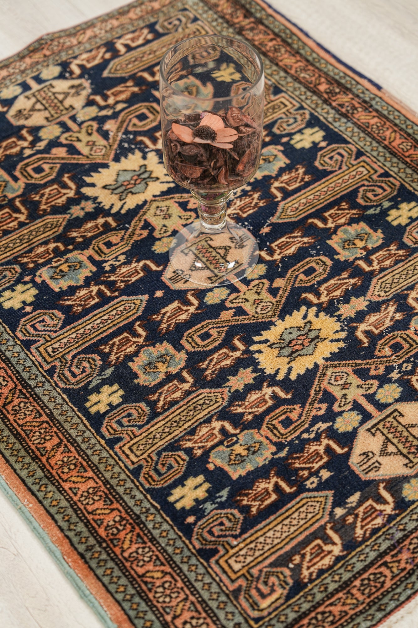Antique Caucasian Perpedil Shirvan 3'4"x 2'7"
