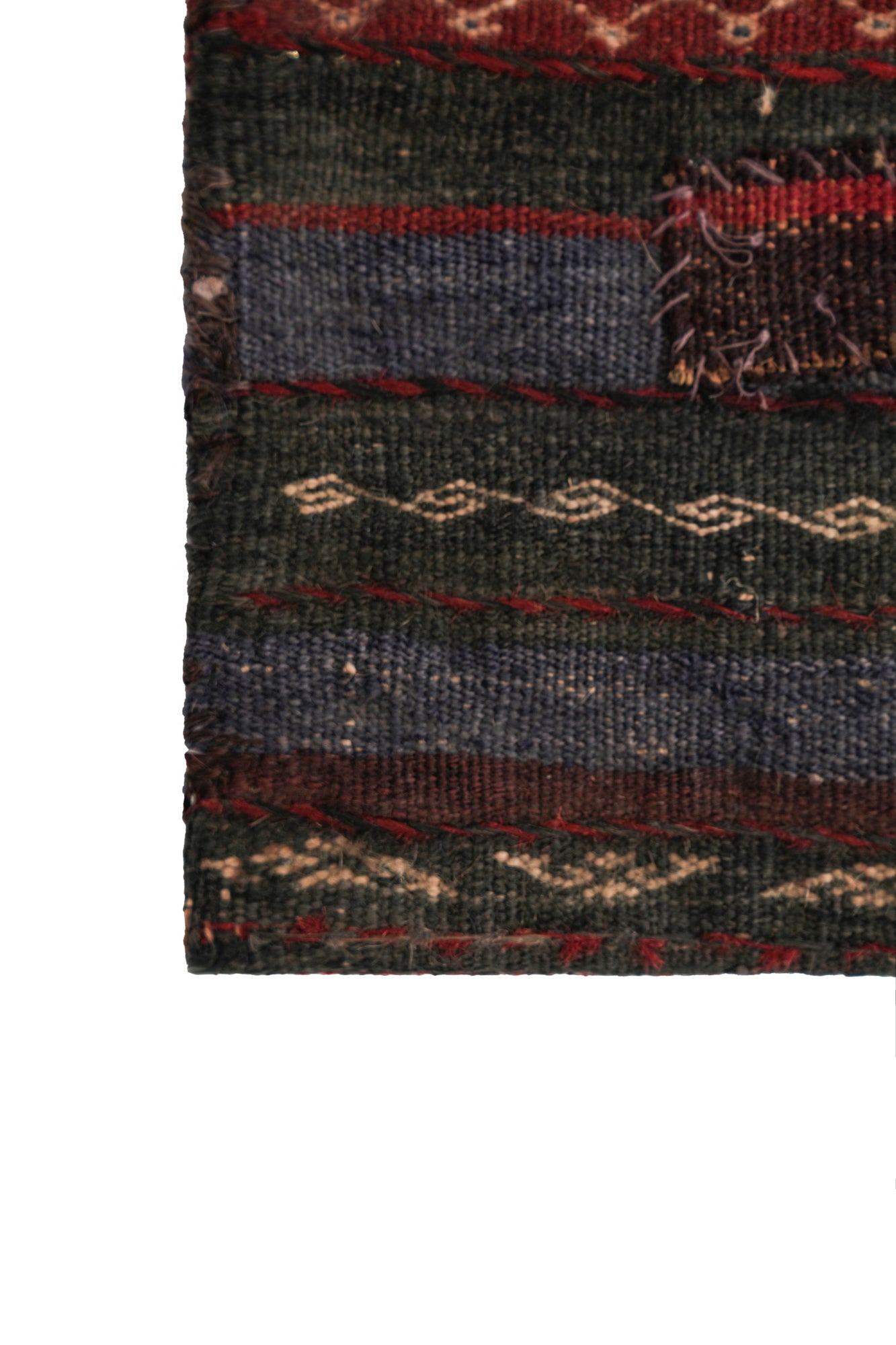 Vintage Baloch rug 1'7" x 1'4" (salt bag)