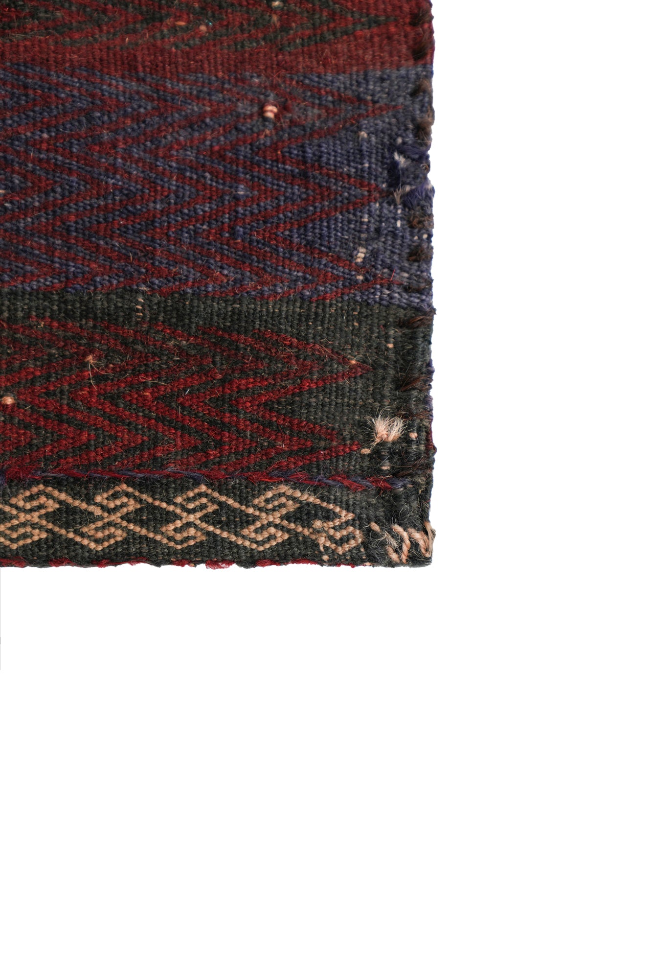Vintage Baloch rug 1'7" x 1'4" (salt bag)