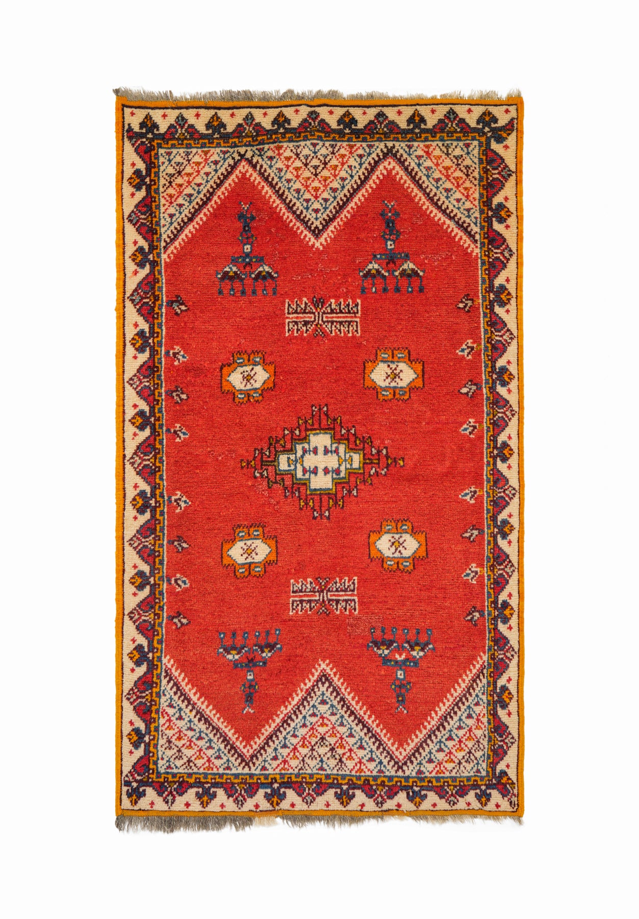 Vintage Moroccan Berber Rug 5'9" x 3'6"