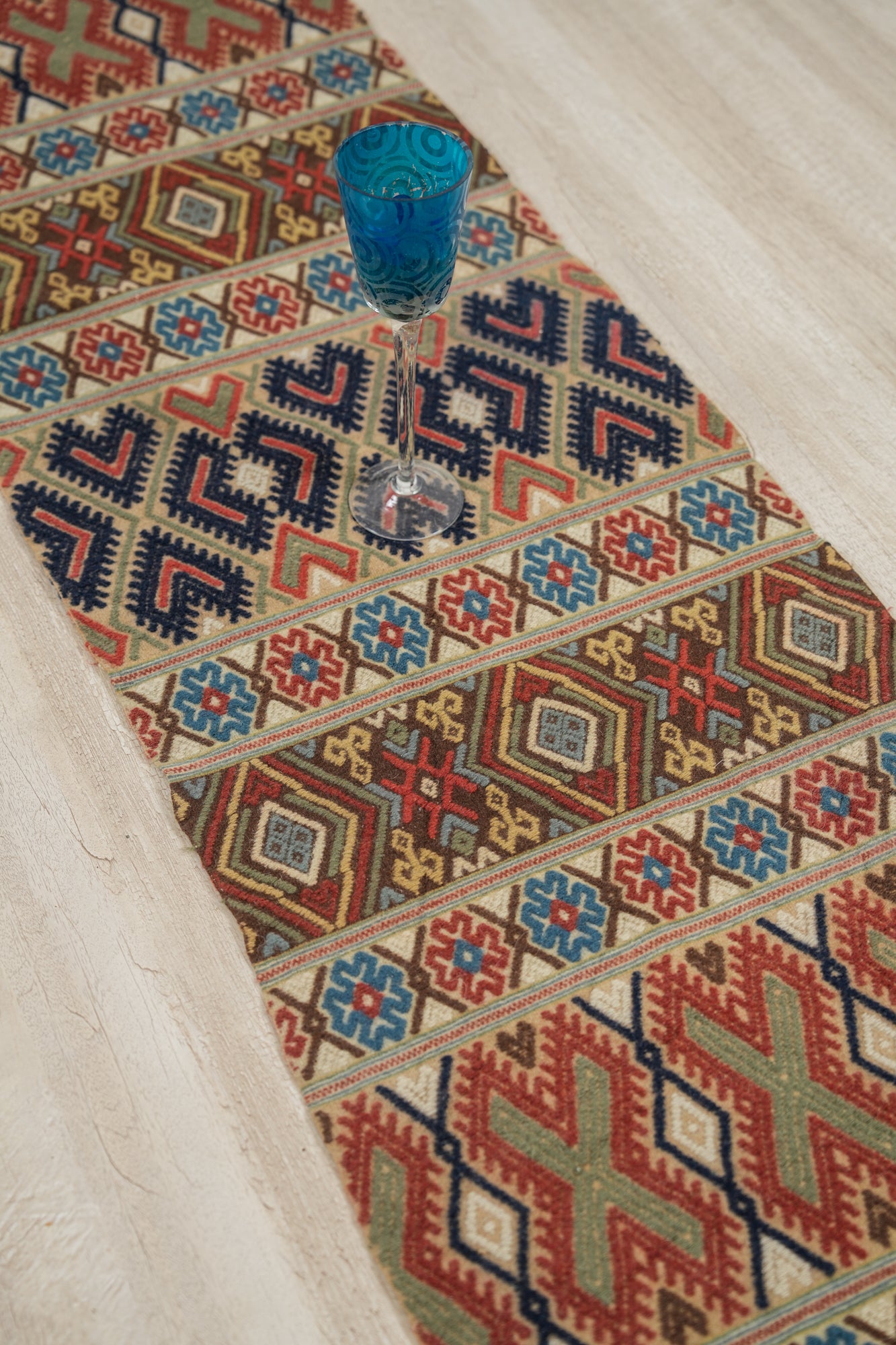 Vintage Swedish Textile 5'5" x 1'8"