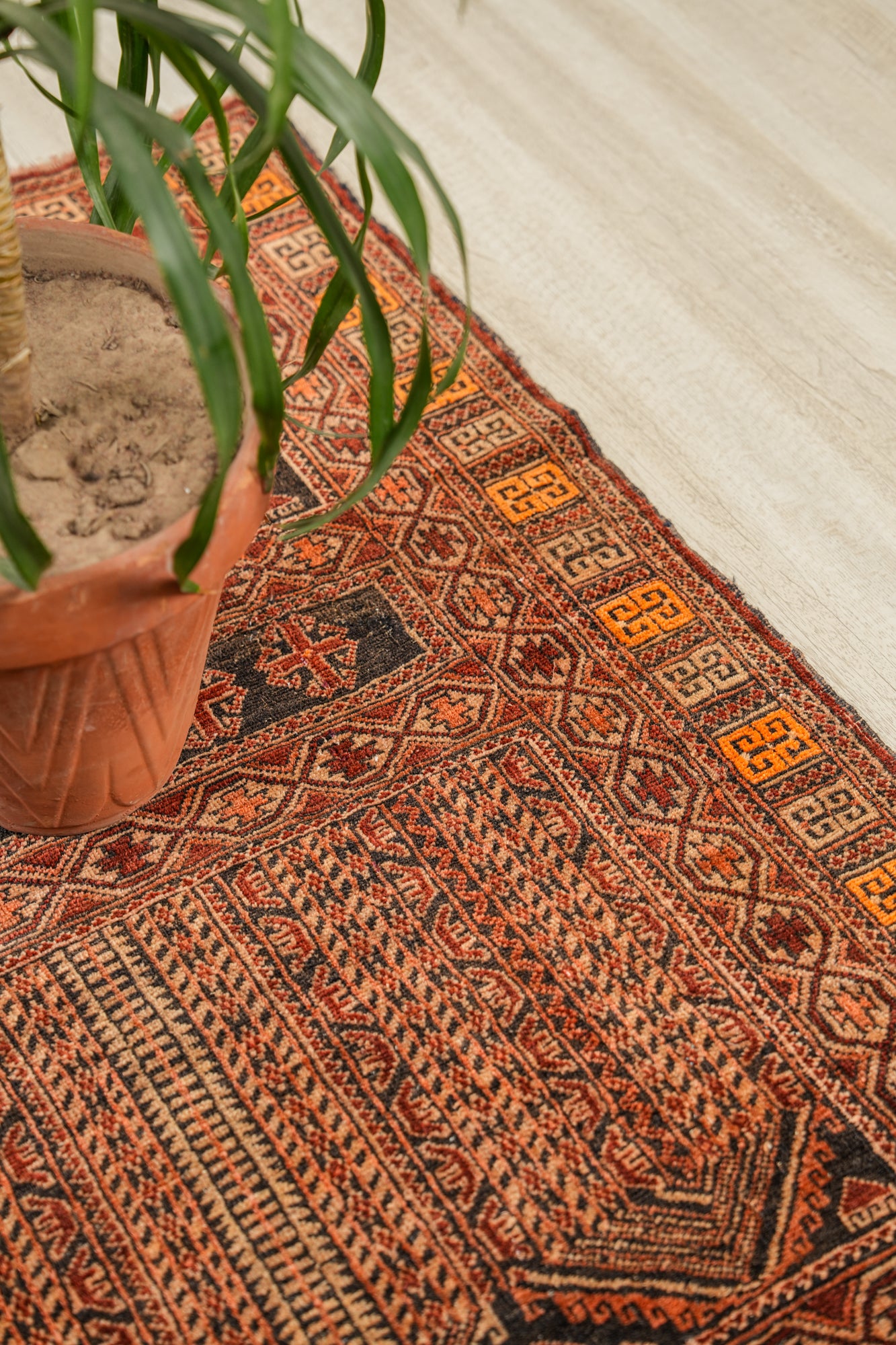 Vintage Balouch Rug 4'3" x 3'3"