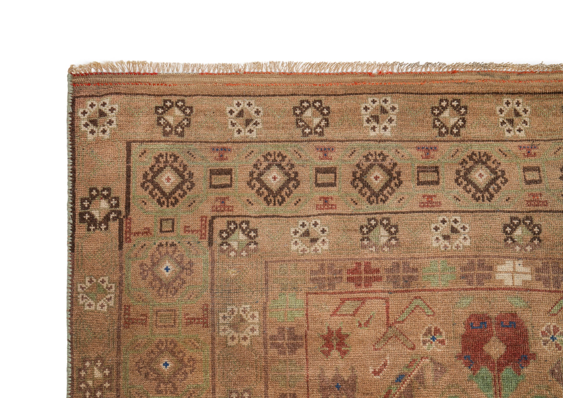 Vintage Baloch Hallway Rug 14' X 4'6"