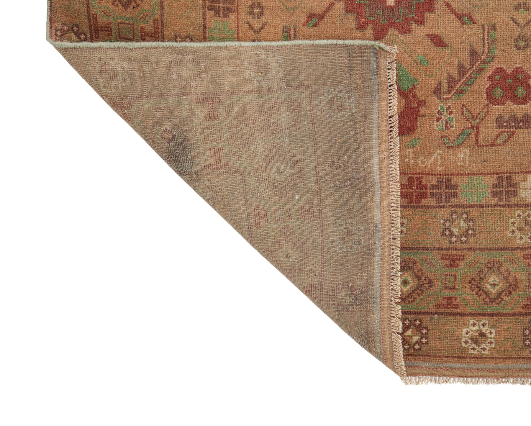 Vintage Baloch Hallway Rug 14' X 4'6"