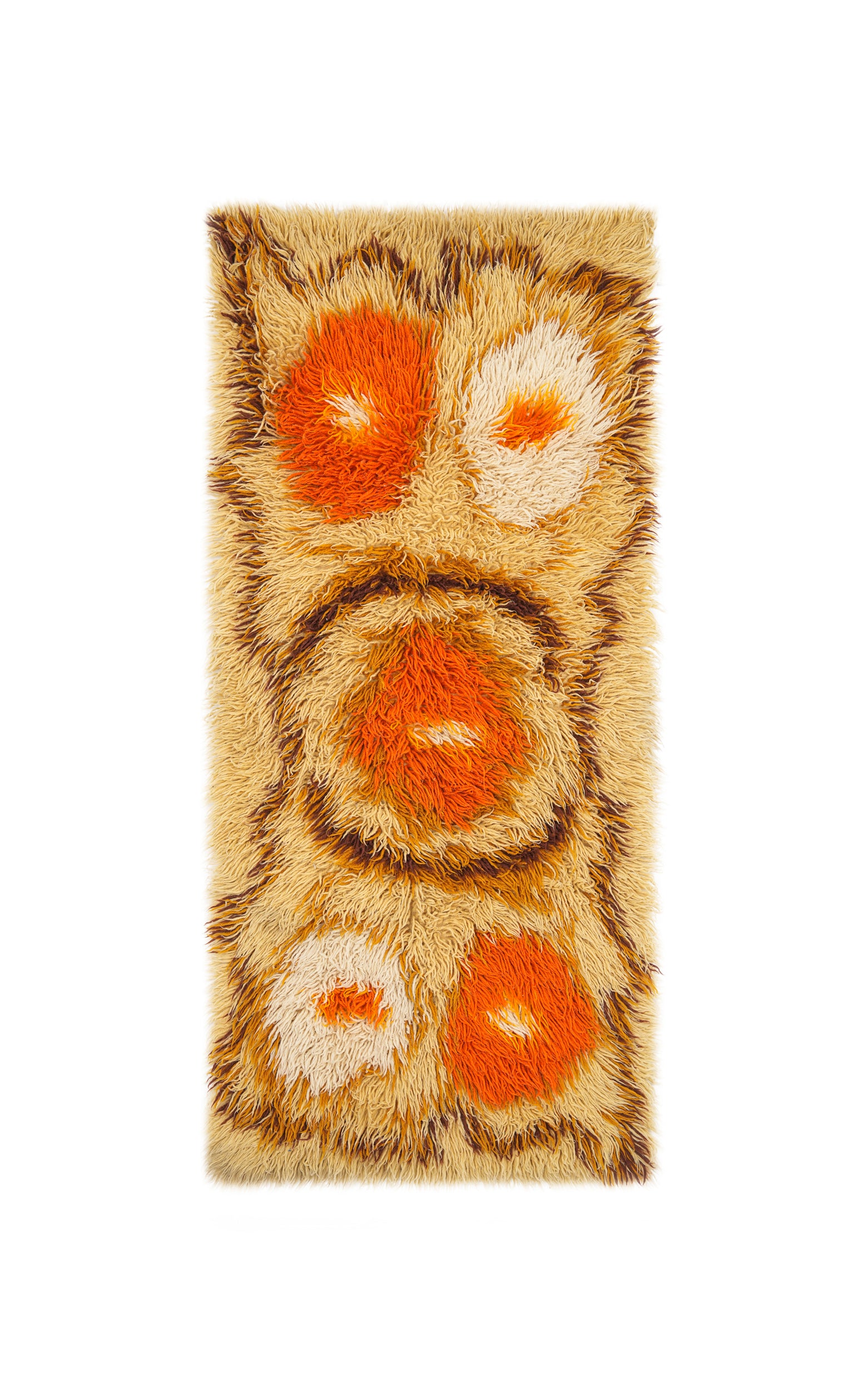 Vintage Turkish Tulu Rug 7'7" x 3'3"