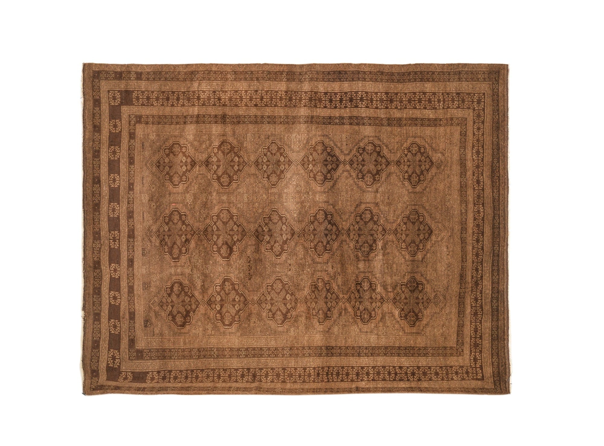 Vintage Turkmen Rug 11'9" x 9'5"