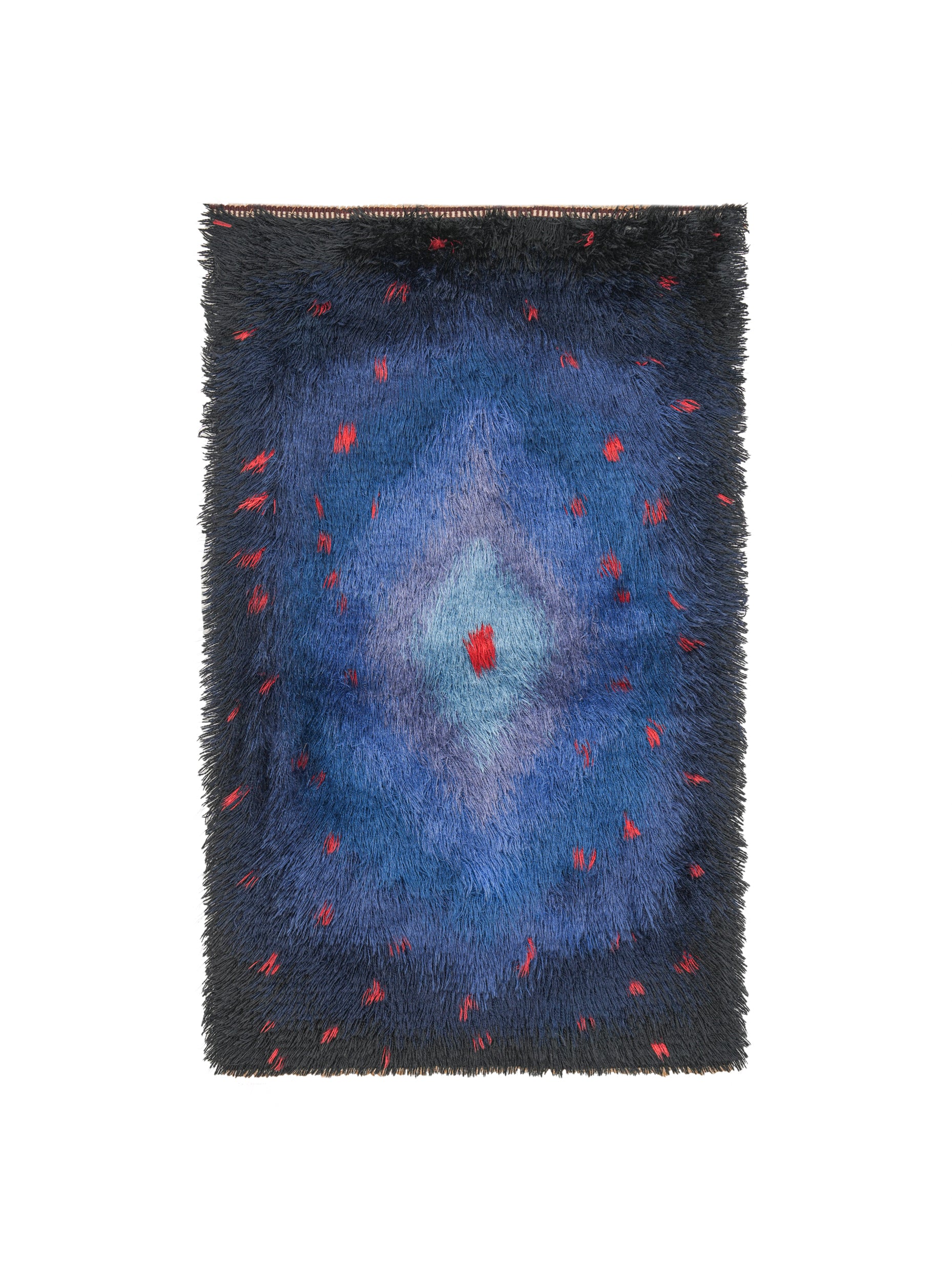 Vintage Swedish Rya Rug 4'4" x 2'7"