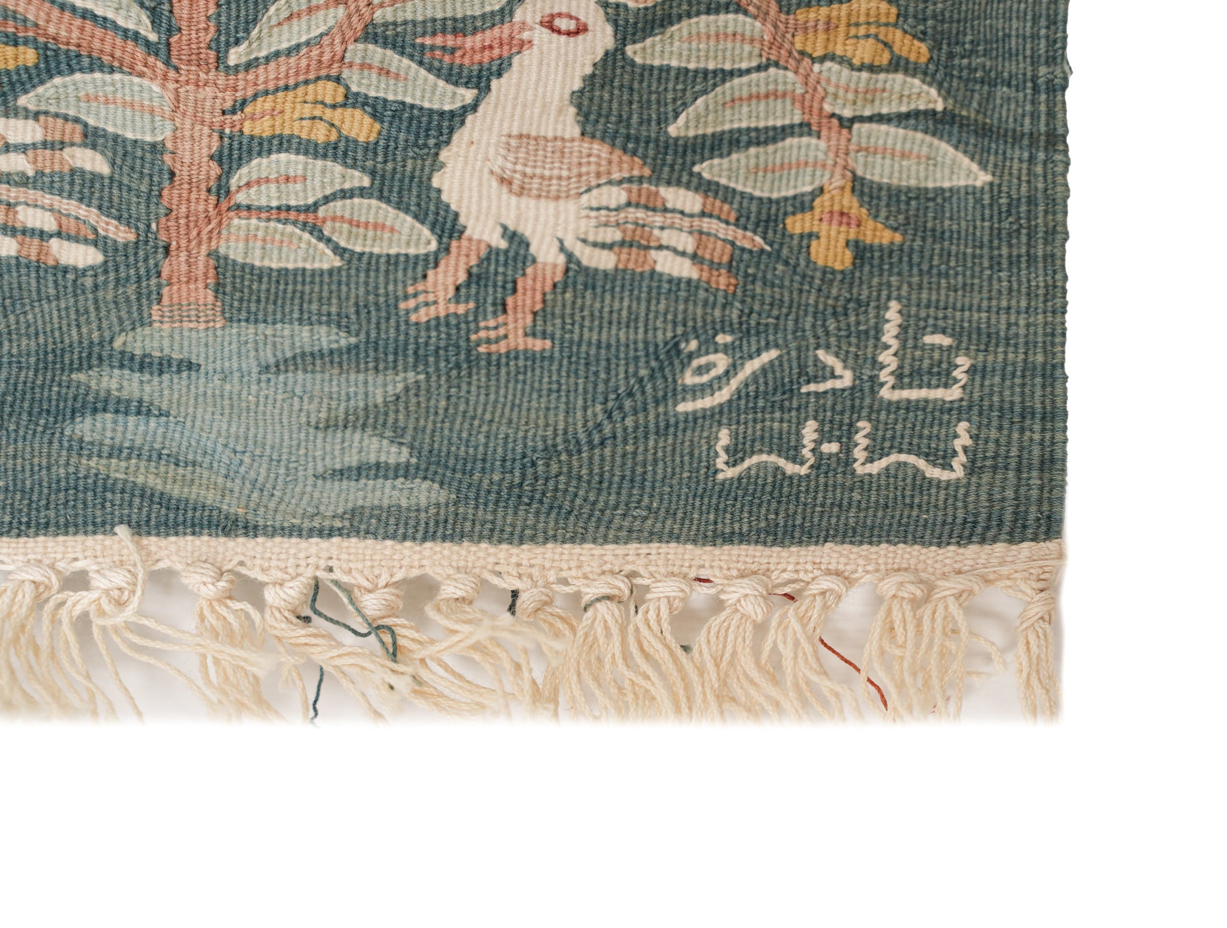 Vintage Egyptian Wissa Wassef Tapestry 1'8" x 1'3"