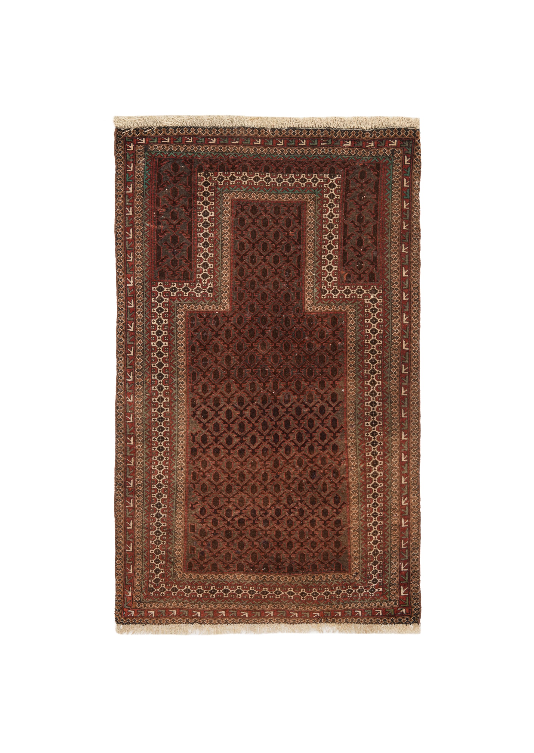 Antique Baloch Prayer Rug 4'10" x 3'1"