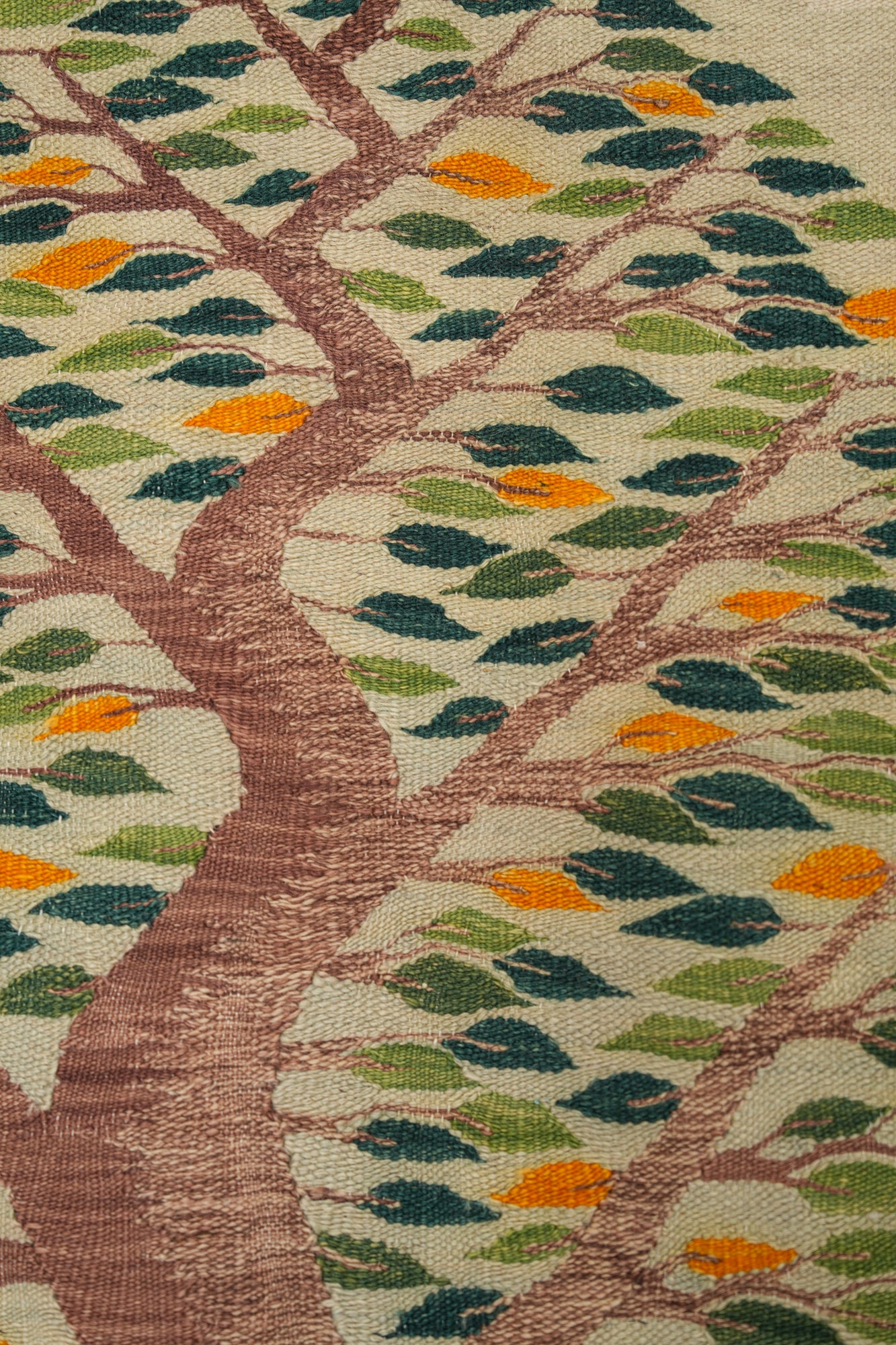Vintage Egyptian Naturalist Tapestry 5' x 2'10"