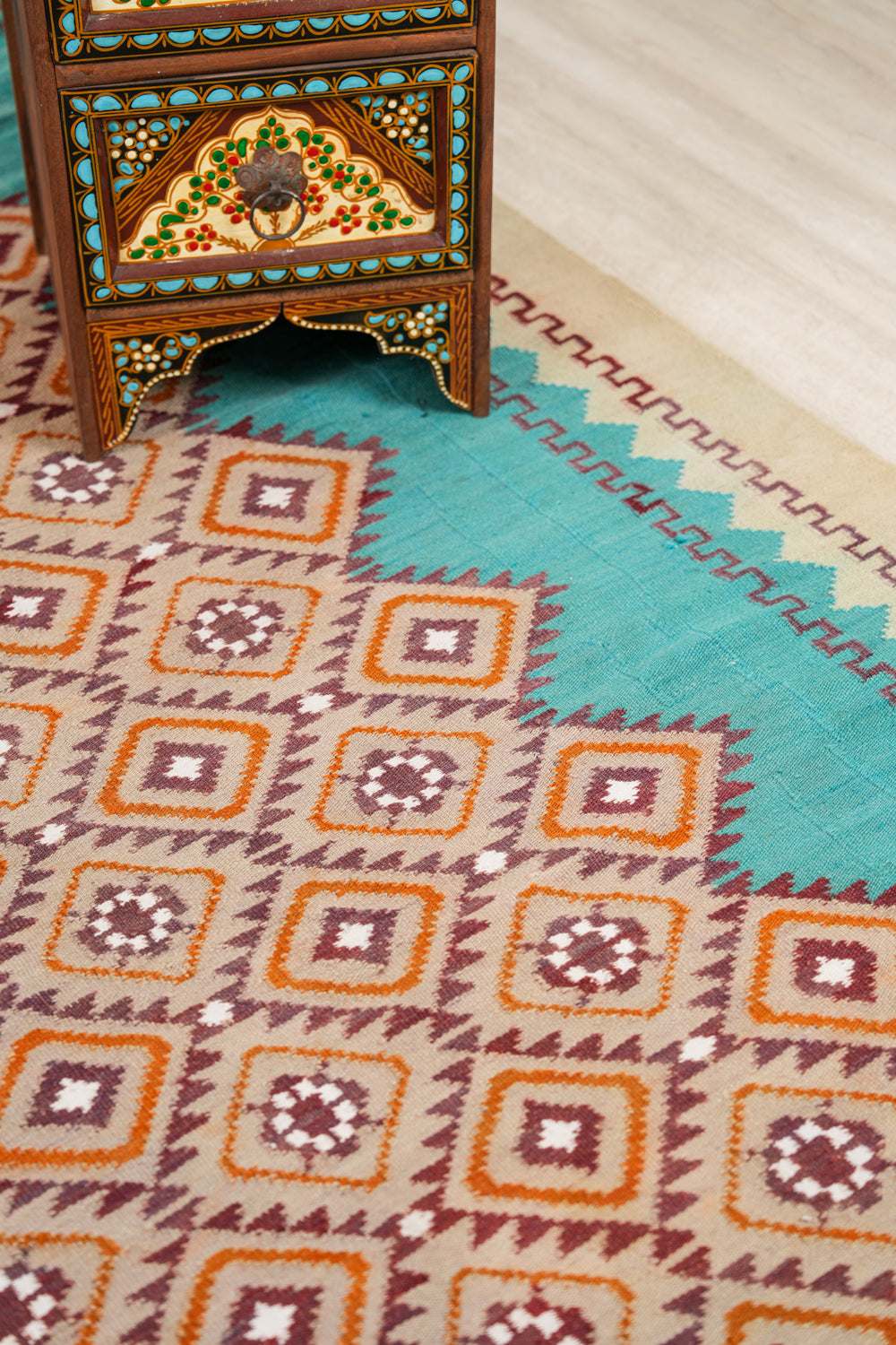 Vintage Polish Hallway Kilim 11' x 5'