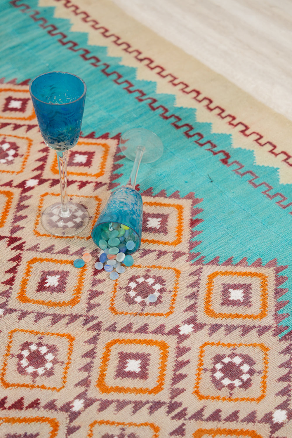 Vintage Polish Hallway Kilim 11' x 5'