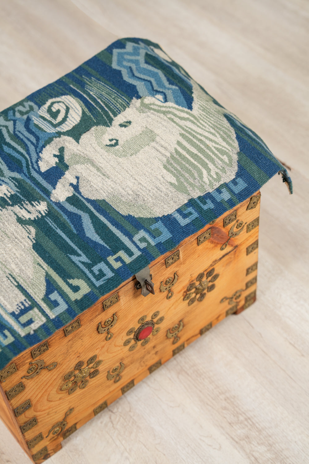 Vintage Scandinavian Tapestry kilim 2' x 1'2"