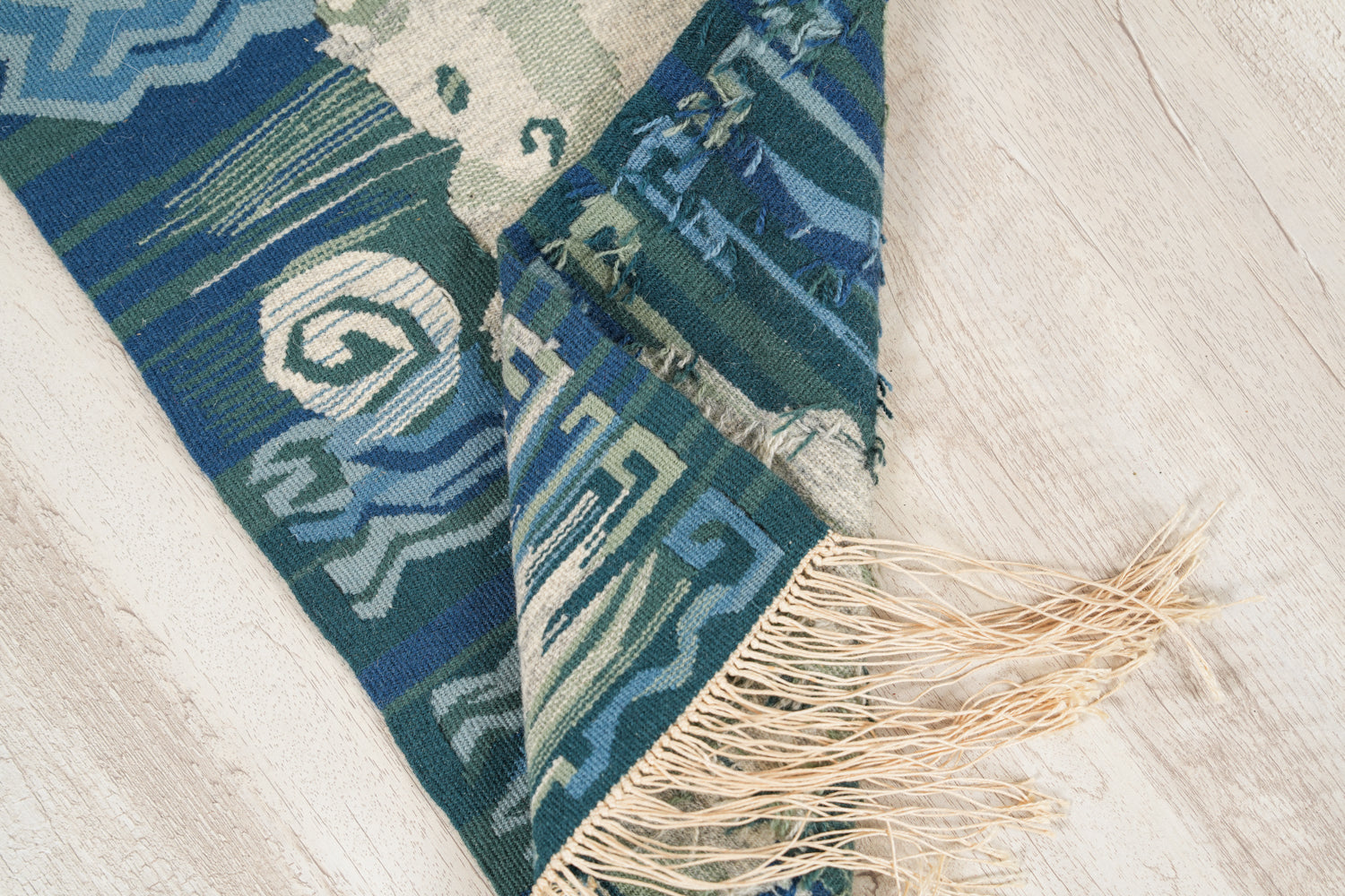 Vintage Scandinavian Tapestry kilim 2' x 1'2"