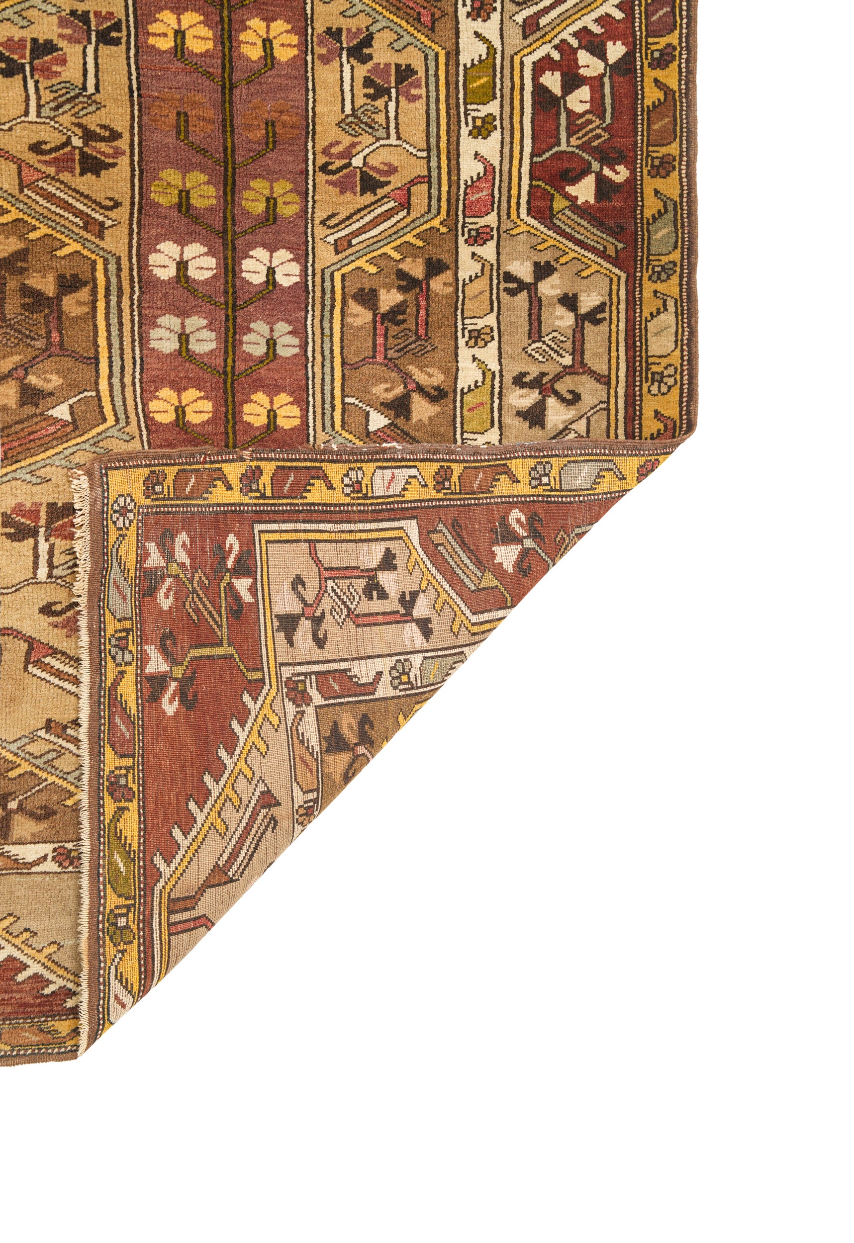 Vintage Turkish Milas Rug 7'1" x 4'1"