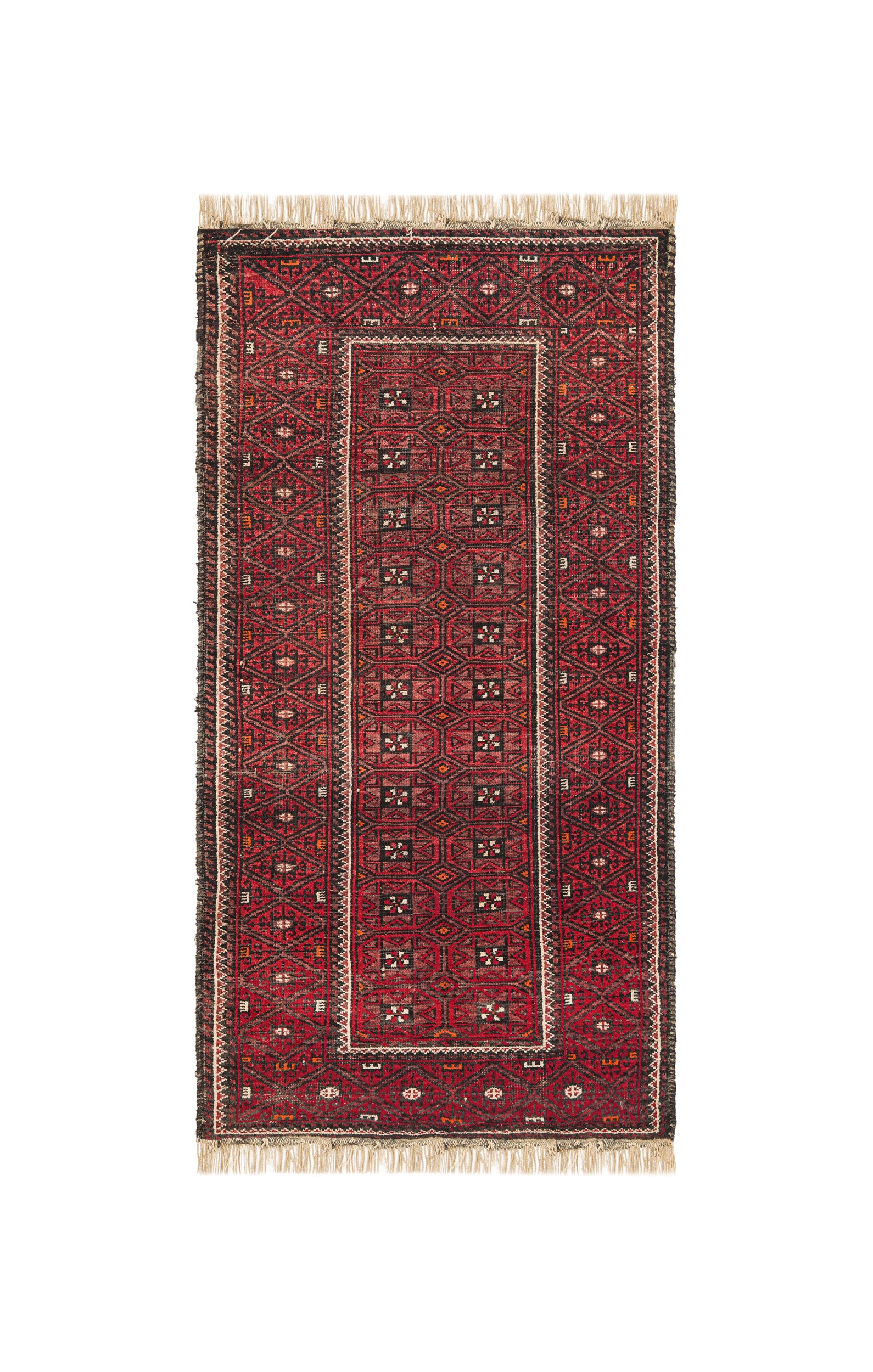 Vintage Turkmen Rug 5' x 2'8''