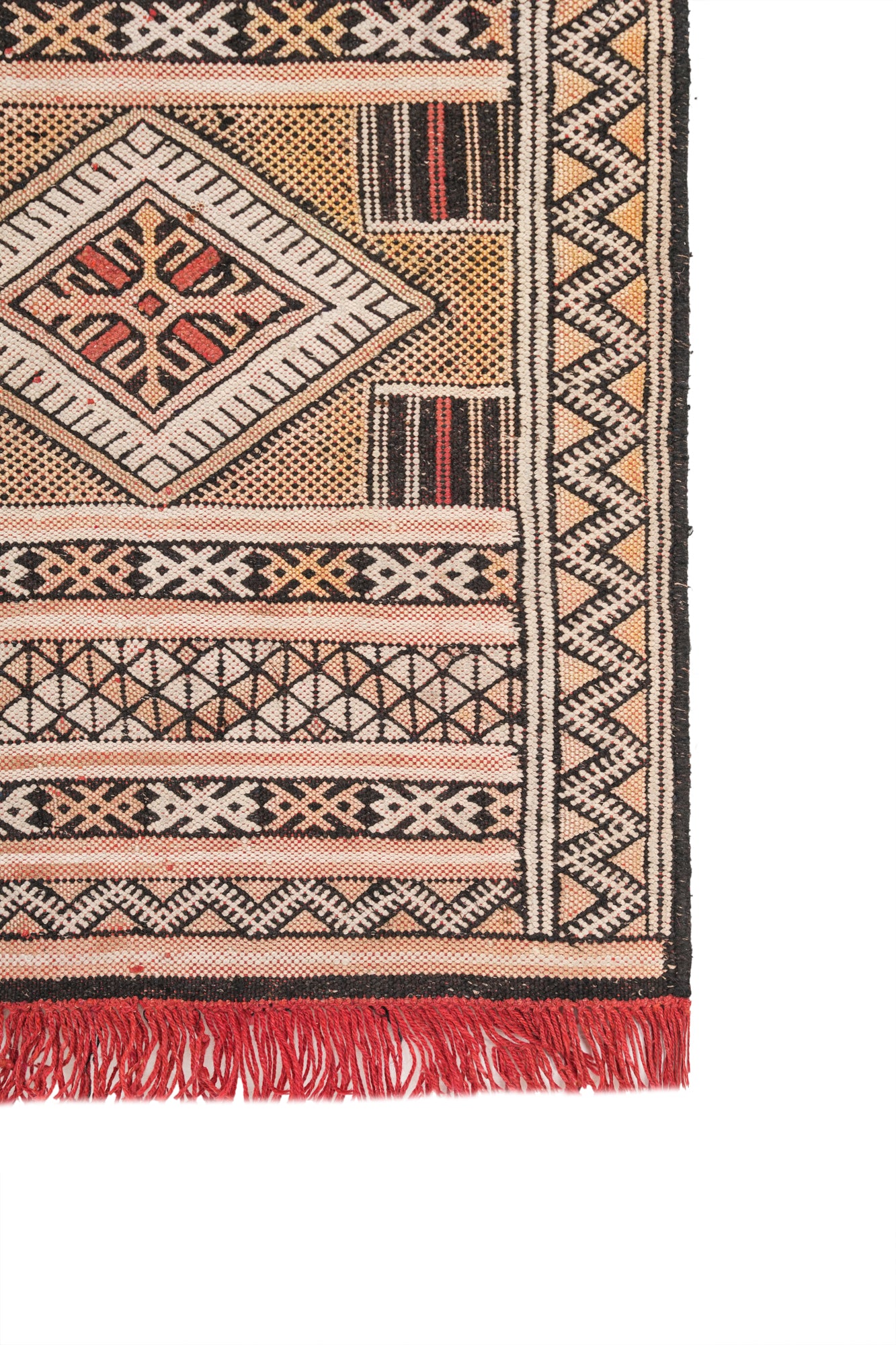 Vintage Moroccan Berber Kilim 3'9" x 1'6"
