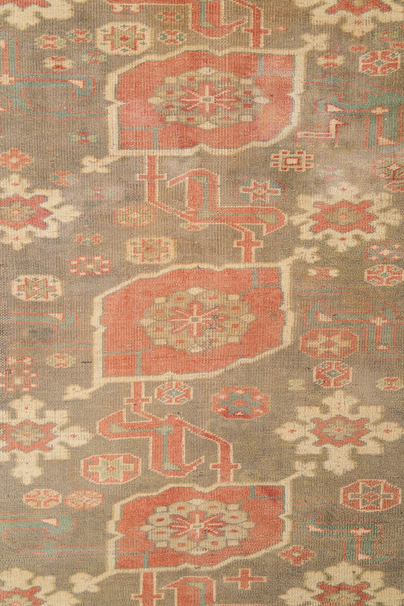 Vintage Kashmiri Rug 4'2" x 4'