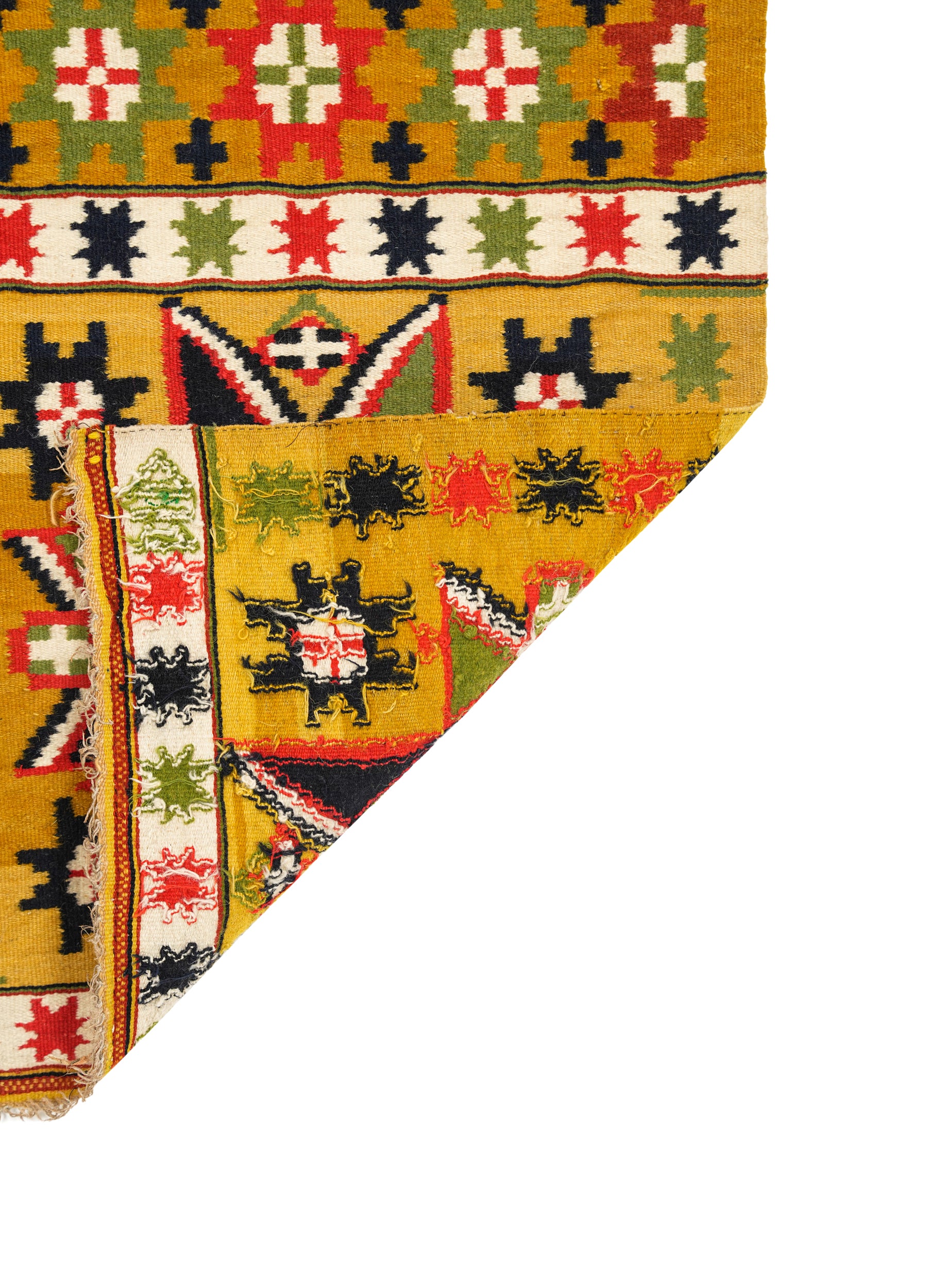 Antique Rollakan Swedish Textile 3'9" x 1'9"