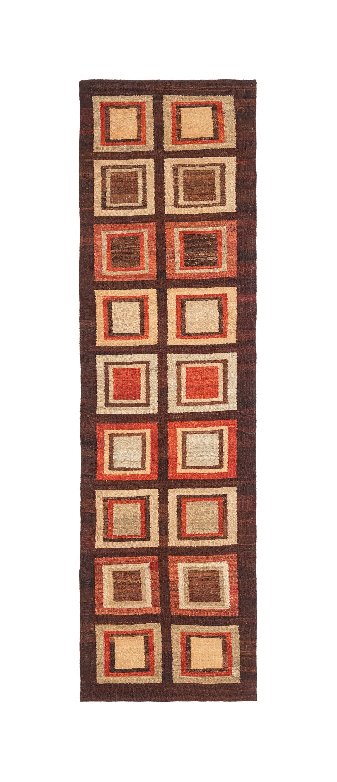 Vintage Afghan Kilim Runner 9'9" x 2'9"