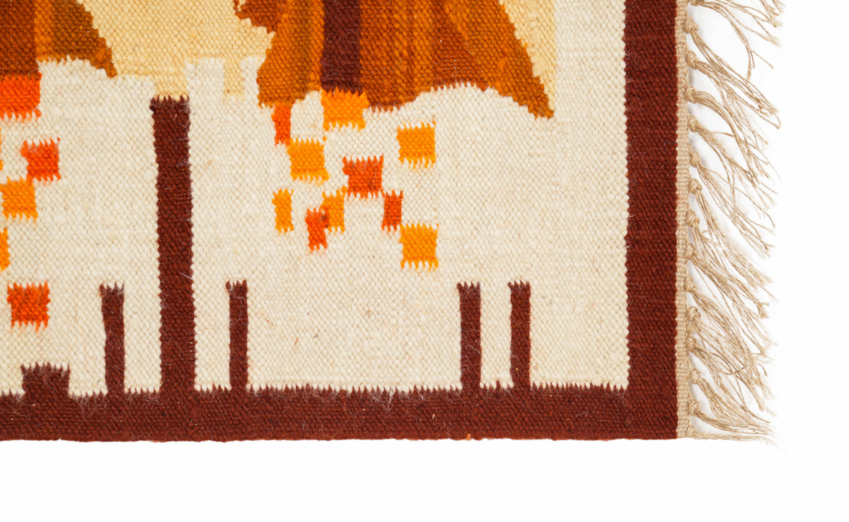 Vintage Polish Tapestry Kilim 2'8" x 2'6"