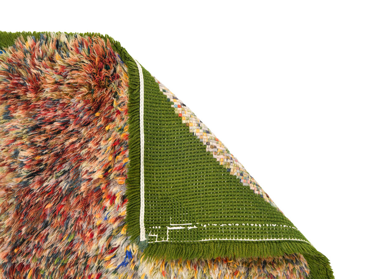 Vintage Scandinavian Rug 3'6" x 1'9"