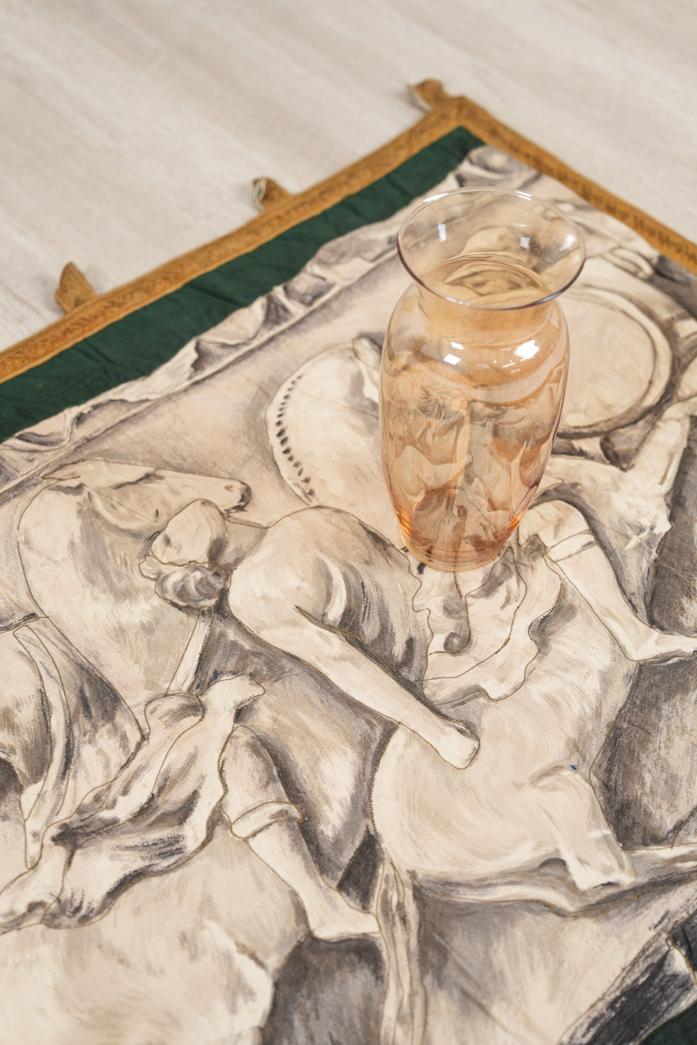 Vintage French Print Art 3'9" x 2'4"