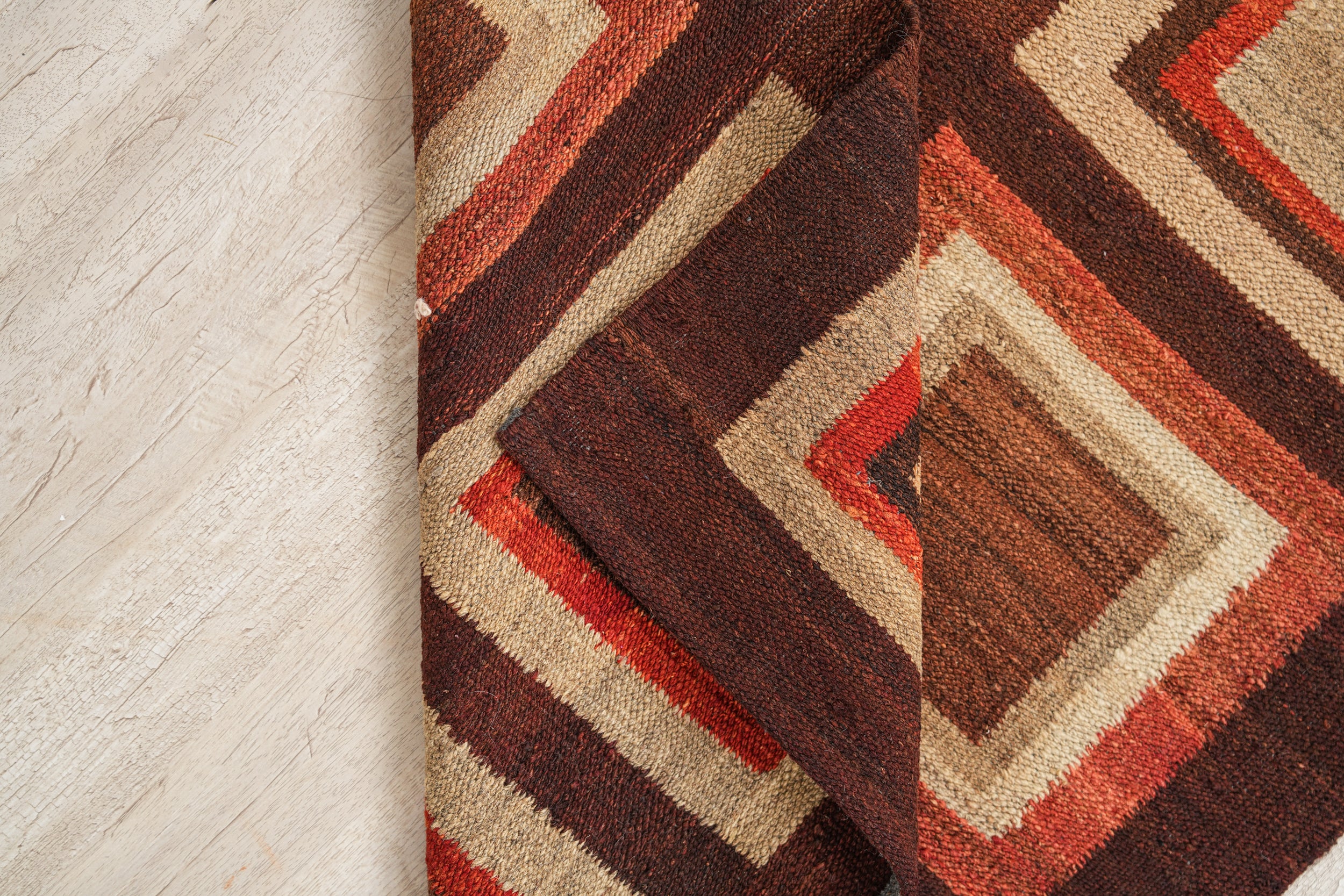 Vintage Afghan Kilim Runner 9'9" x 2'9"