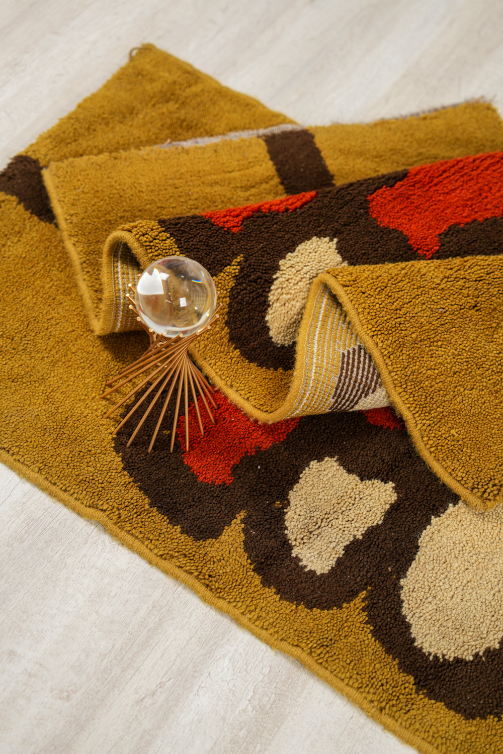 Vintage Dutch Desso Rya Rug (Pair) 4' x 2'2" each