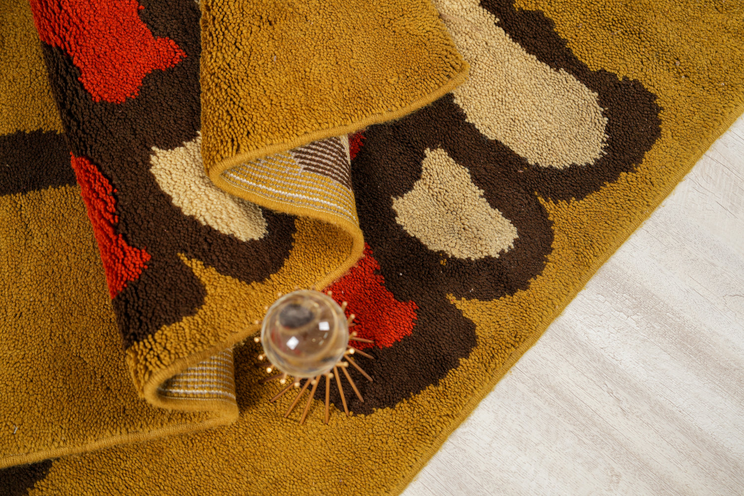 Vintage Dutch Desso Rya Rug (Pair) 4' x 2'2" each