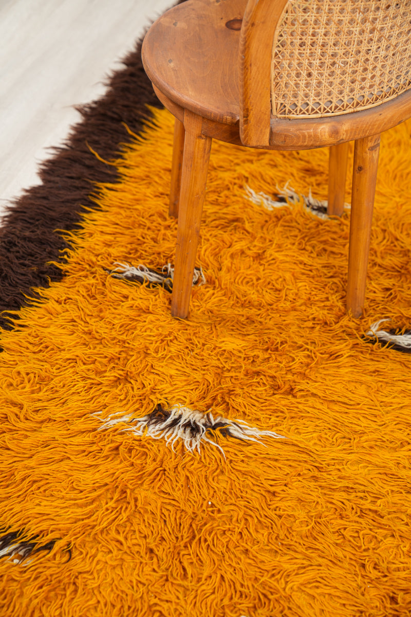 Vintage Moroccan Berber Rug 7' x 3'7"