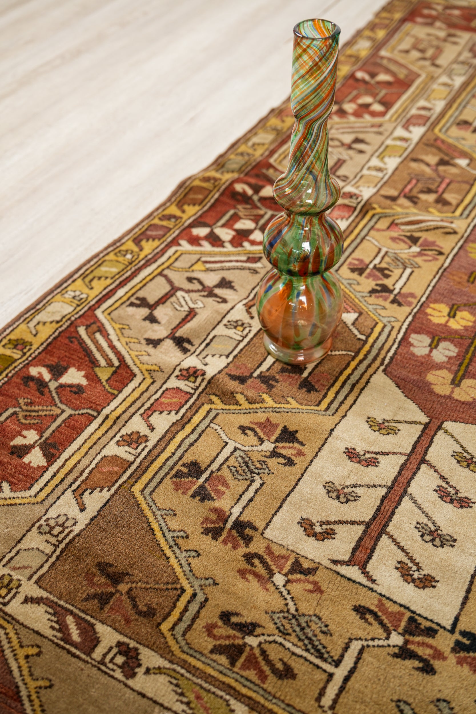 Vintage Turkish Milas Rug 7'1" x 4'1"