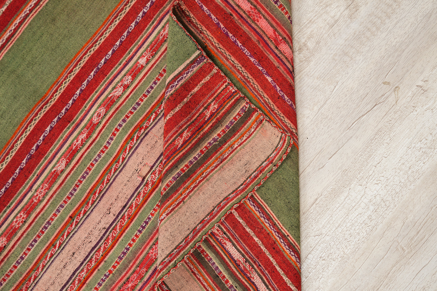 Antique Bolivian Aymara Mantle 3'2" x 3'