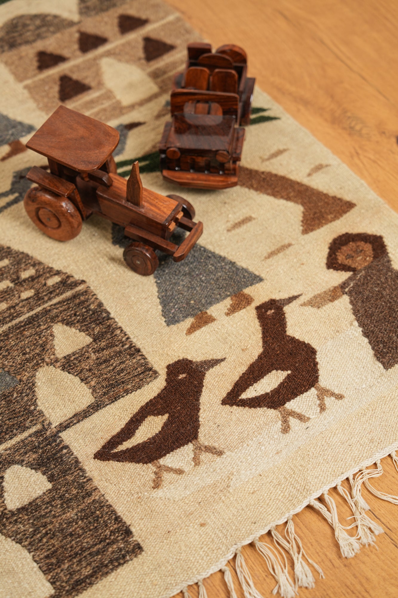 Vintage Egyptian Tapestry 4'4" X 2'6"