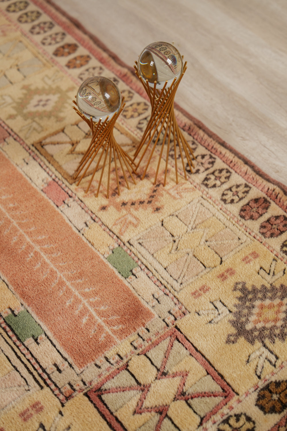 Vintage Turkish Melas Rug 4'5" x 3'