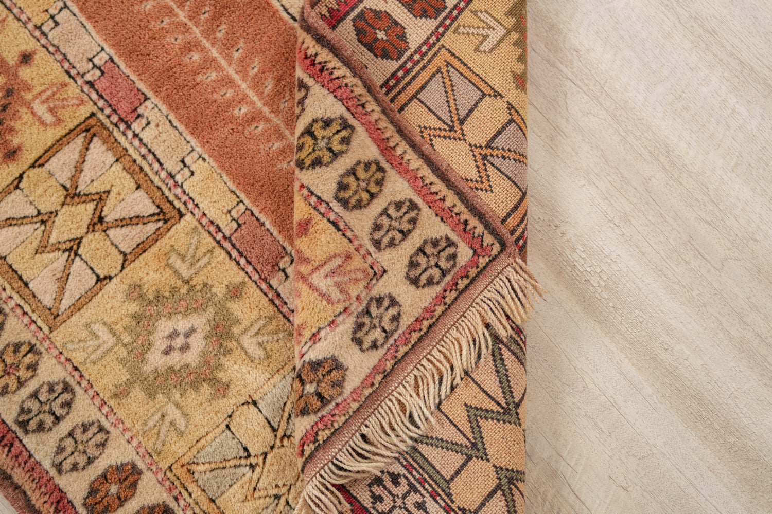Vintage Turkish Melas Rug 4'5" x 3'