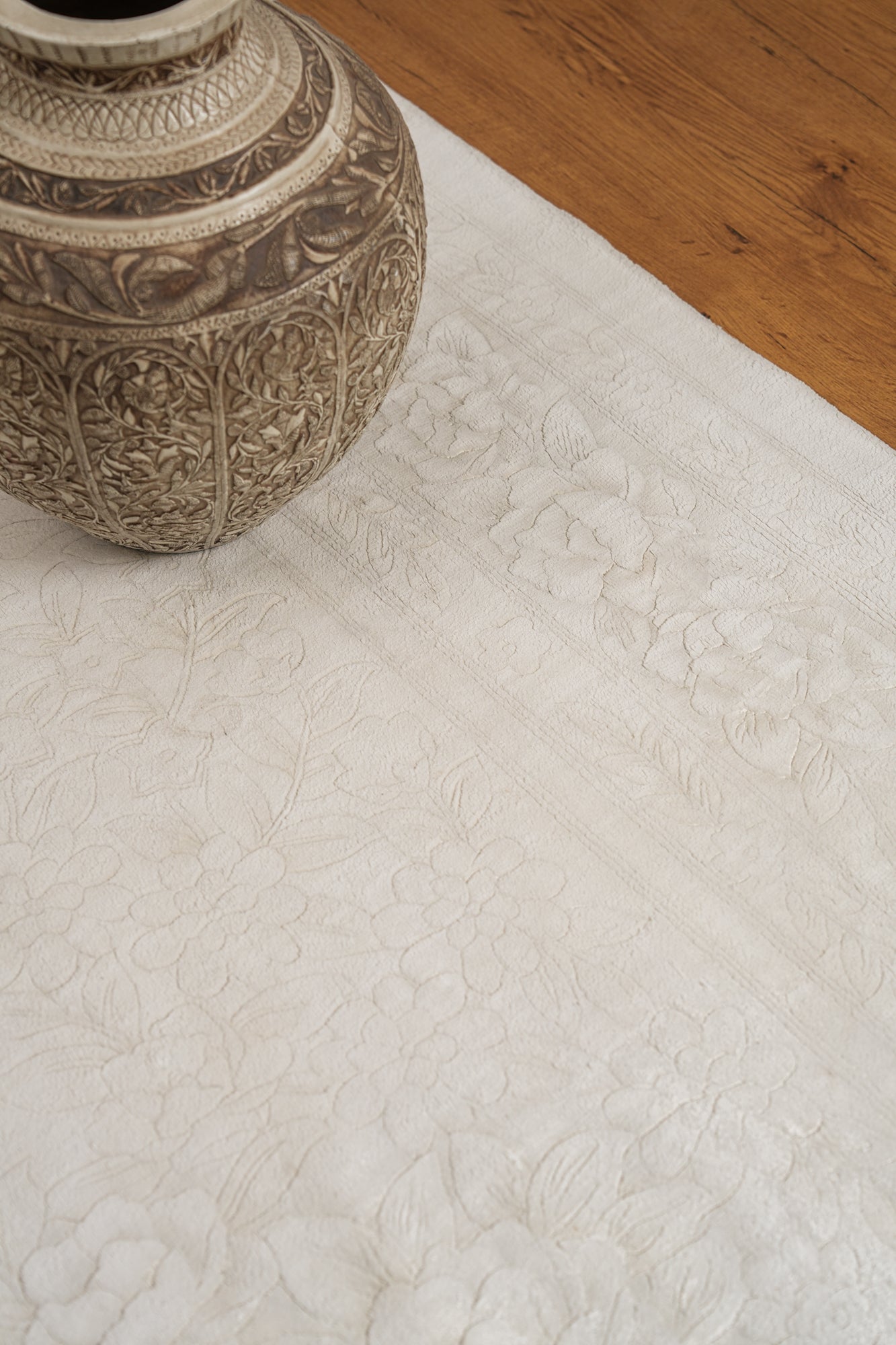 Vintage Chinese Floral Rug 9'8" x 7'9"