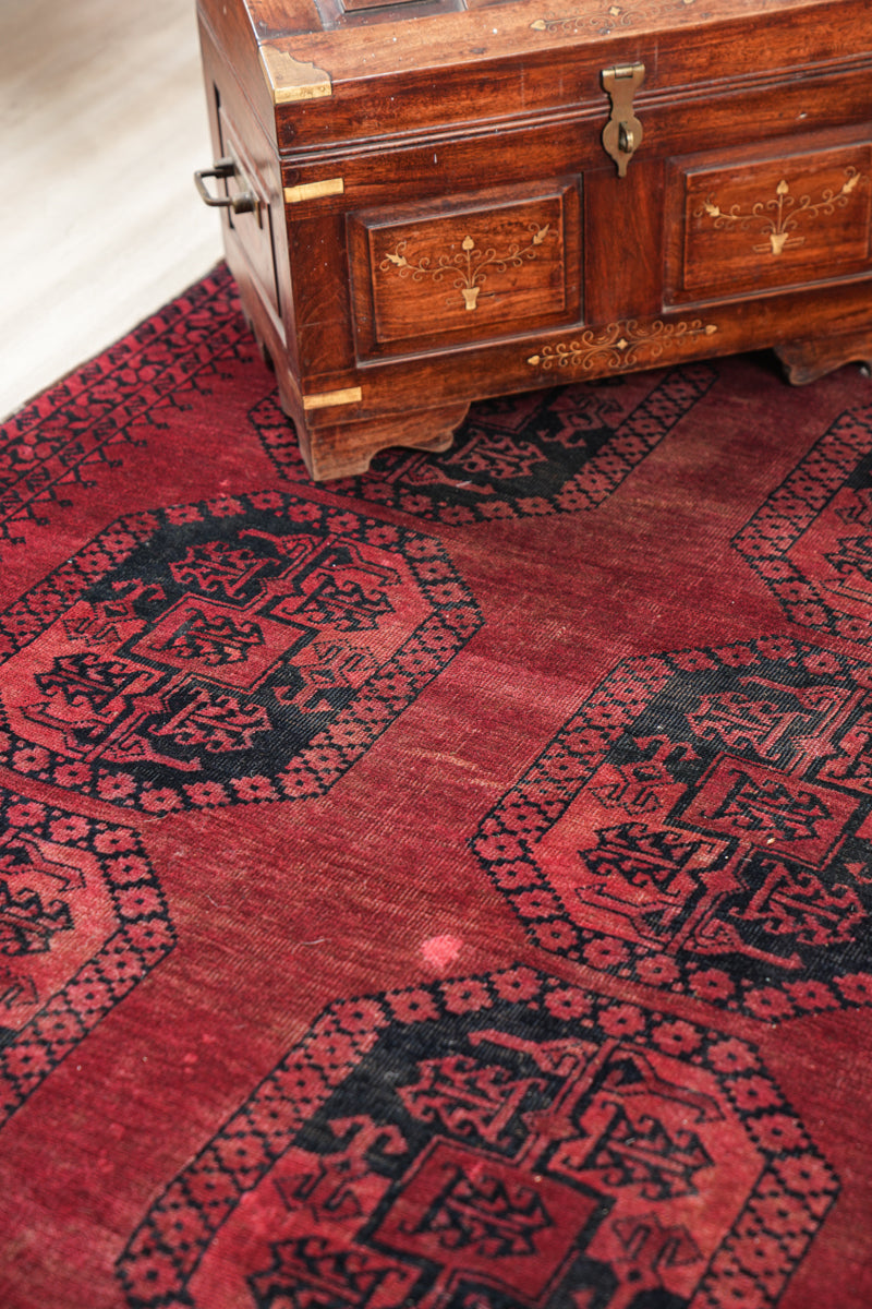 Vintage Turkmen Ersari Rug 12'2" x 6'
