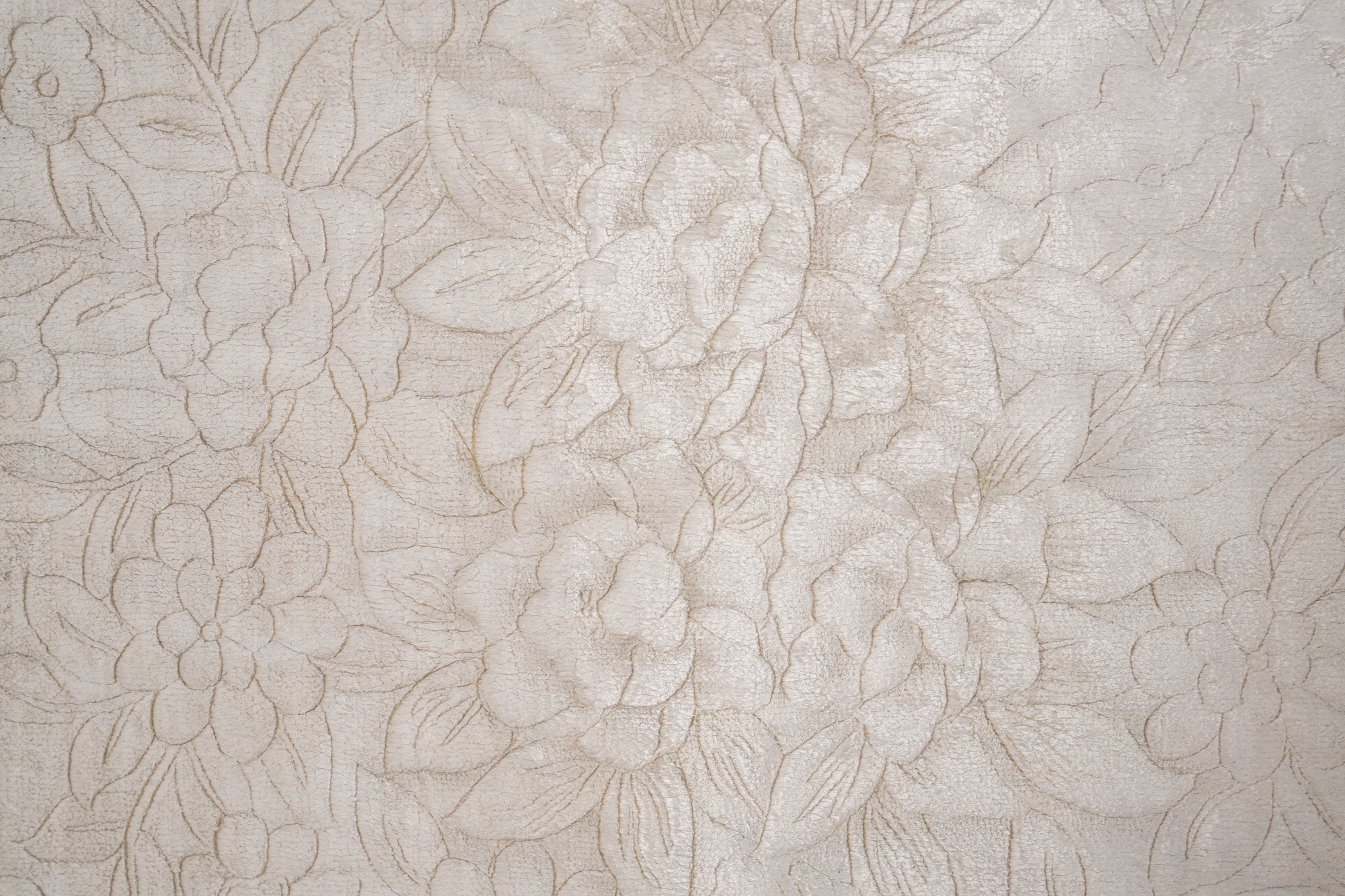 Vintage Chinese Floral Rug 9'8" x 7'9"