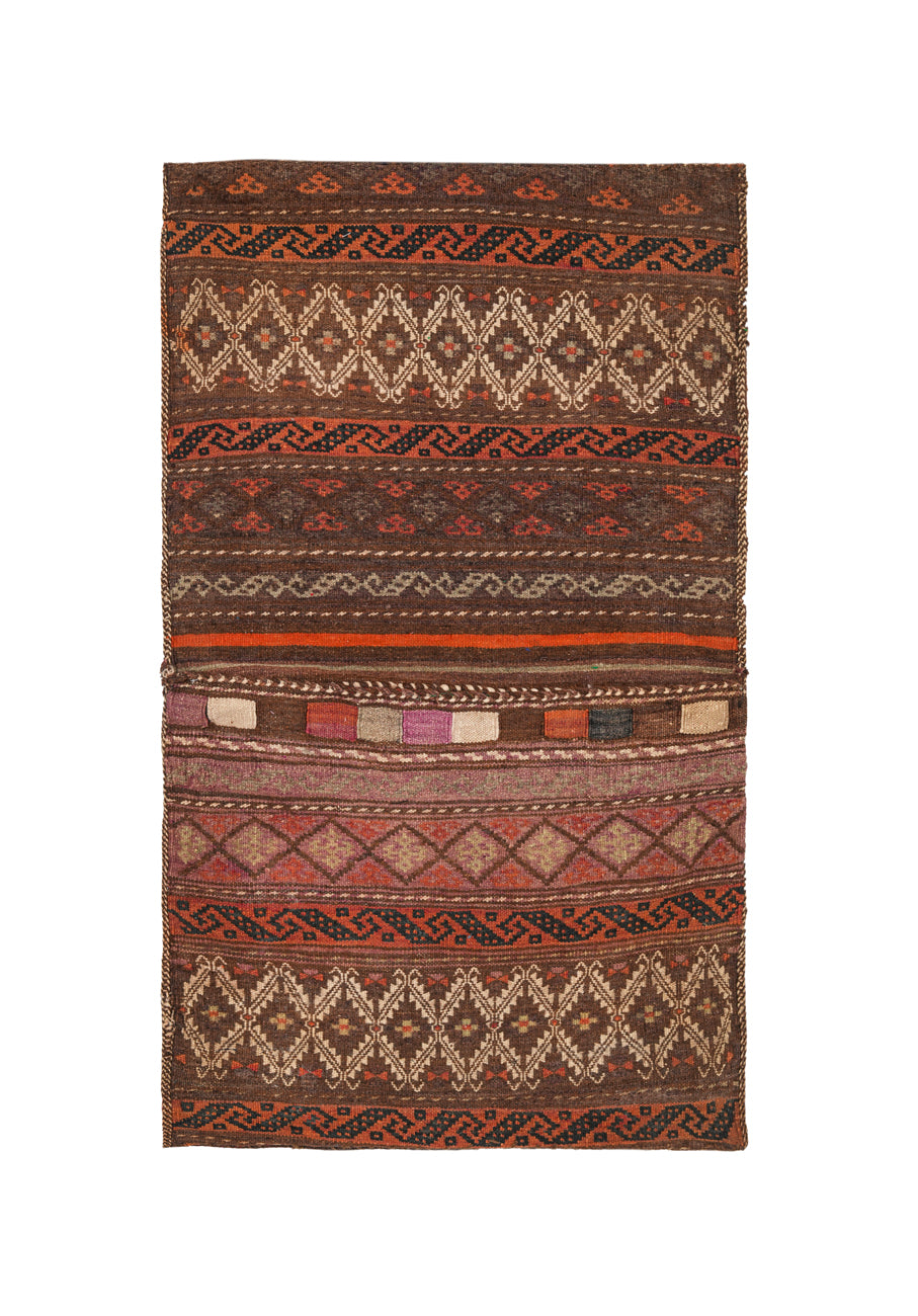 Vintage Turkmen Saddle Bag 3'6" x 2'2"