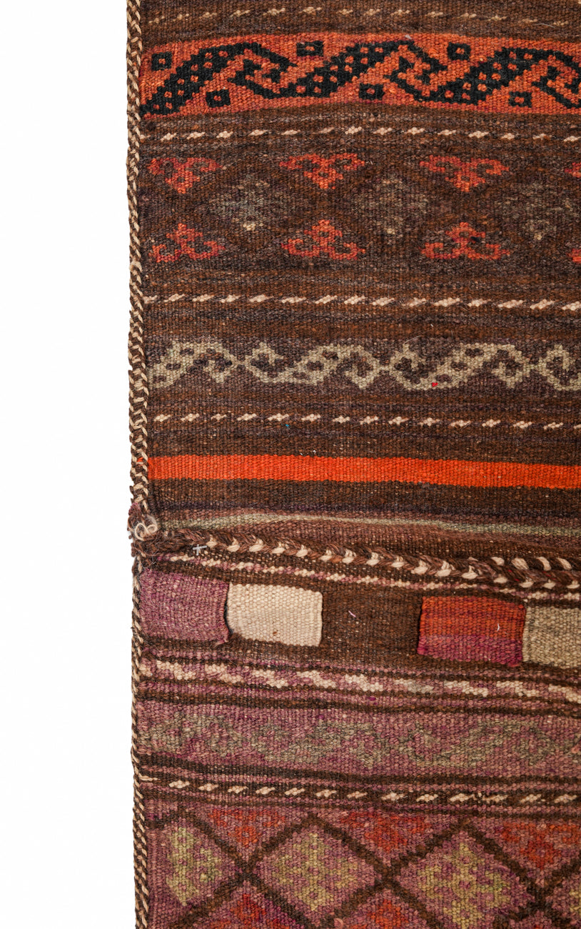 Vintage Turkmen Saddle Bag 3'6" x 2'2"