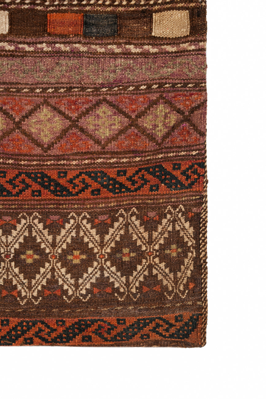 Vintage Turkmen Saddle Bag 3'6" x 2'2"