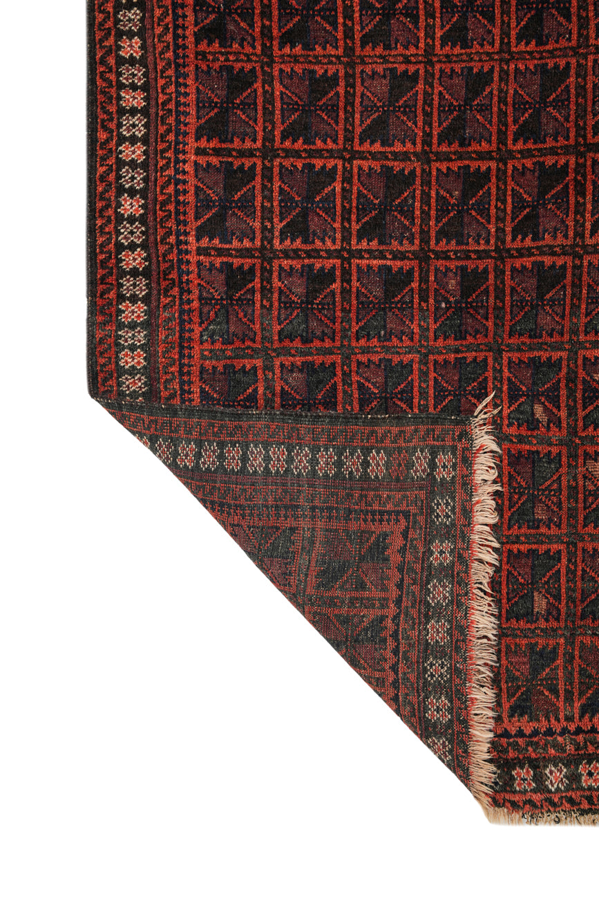 Vintage Turkmen Rug 5' x 3'6"