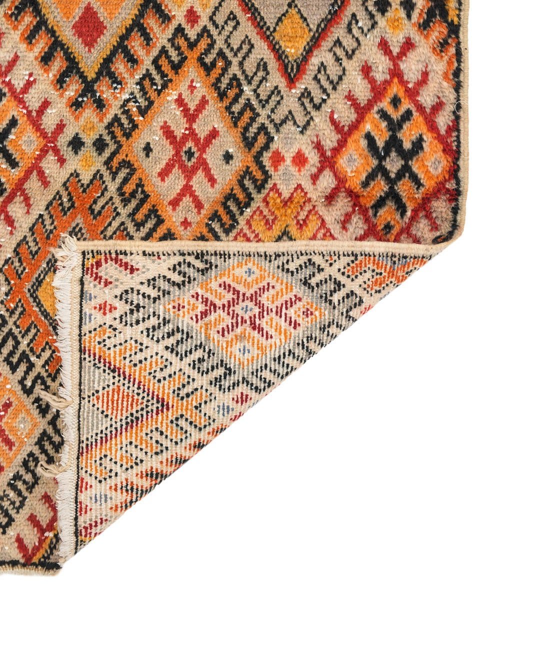Vintage Moroccan Rug 4'2" x 2'9"