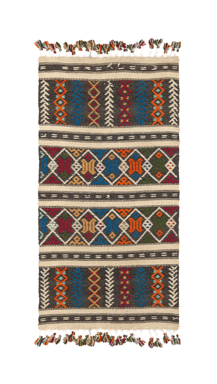 Vintage Moroccan Kilim 4'1" x 2'2"