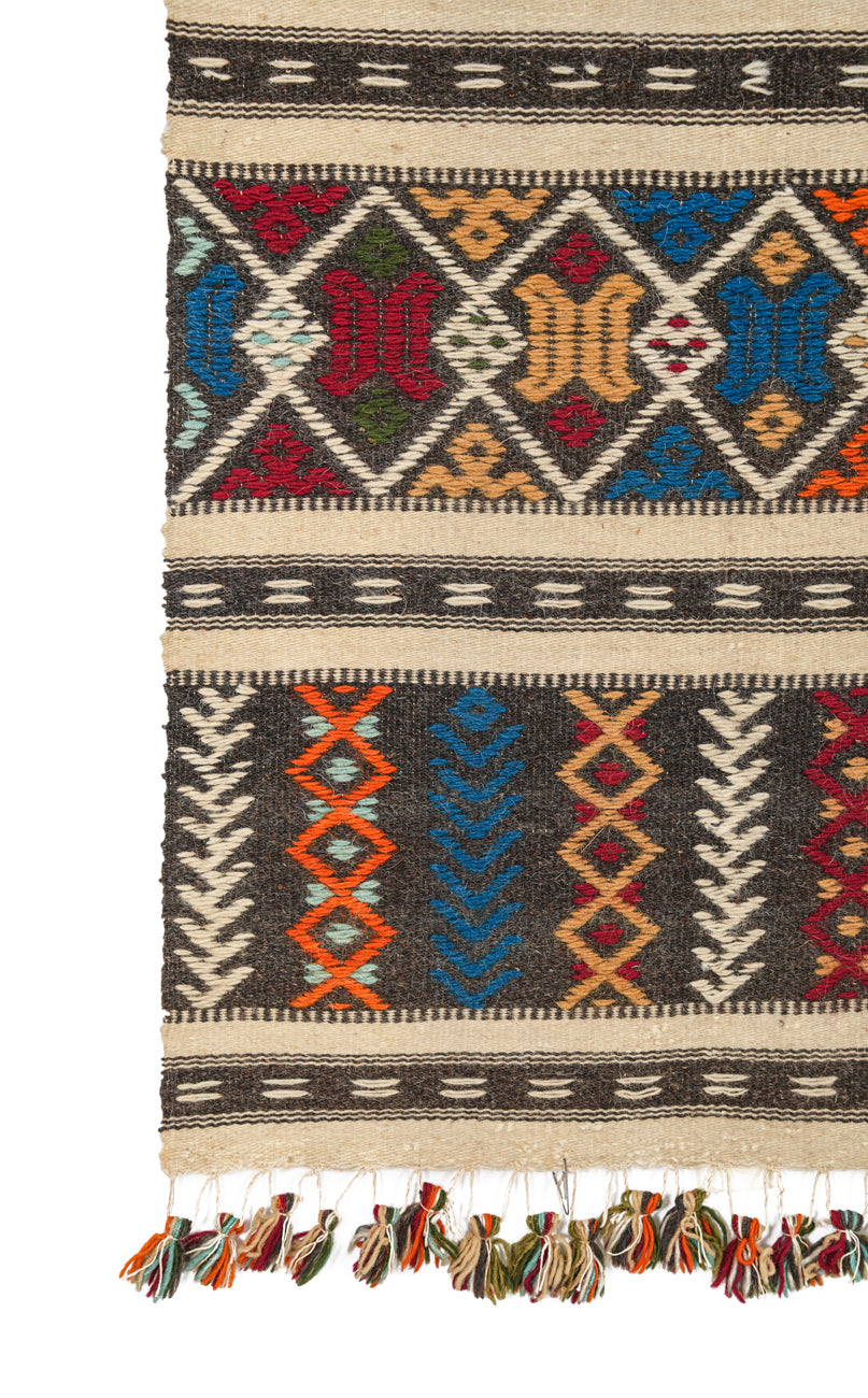 Vintage Moroccan Kilim 4'1" x 2'2"