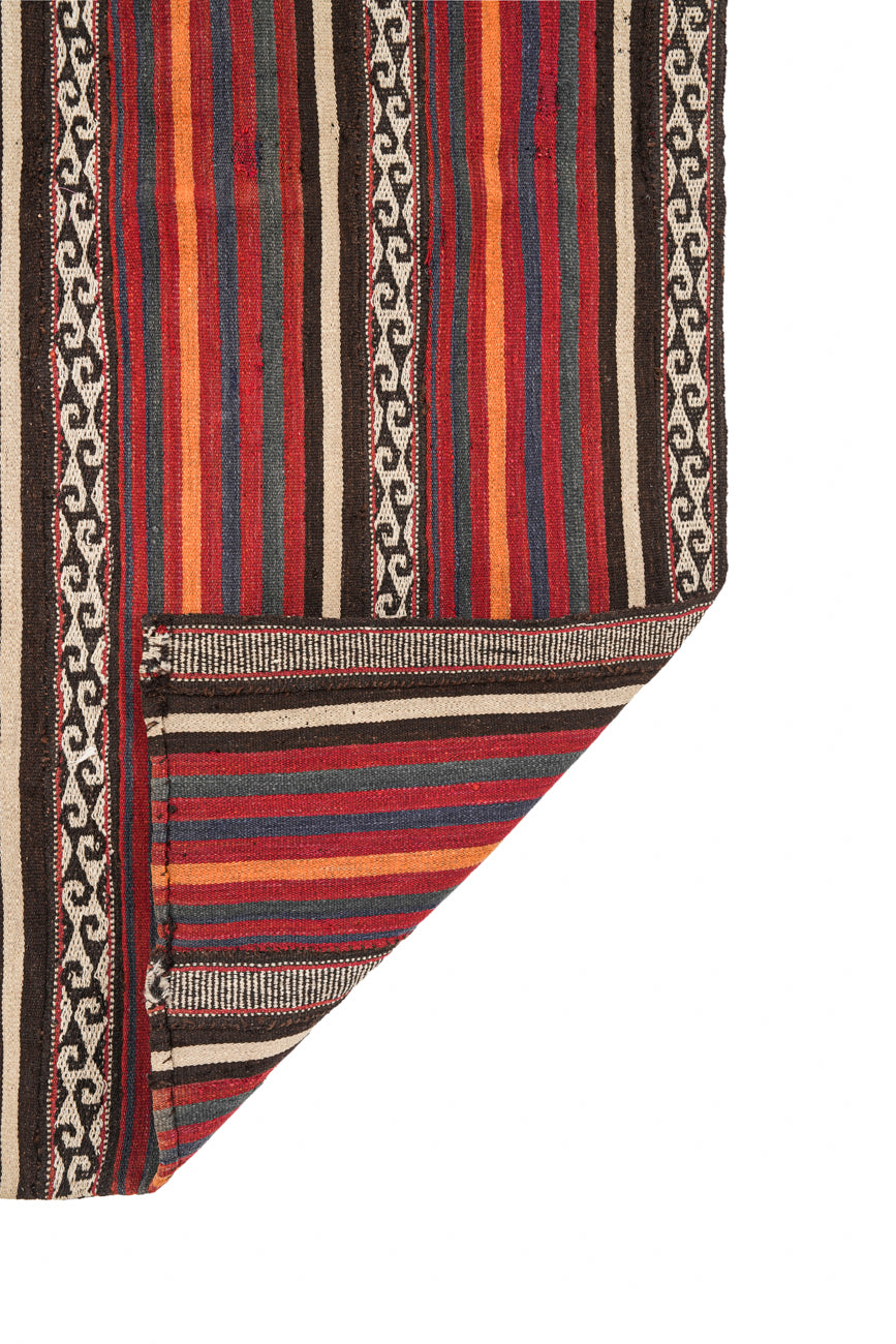 Antique Uzibek Jajim kilim 6'1" x 2'8"