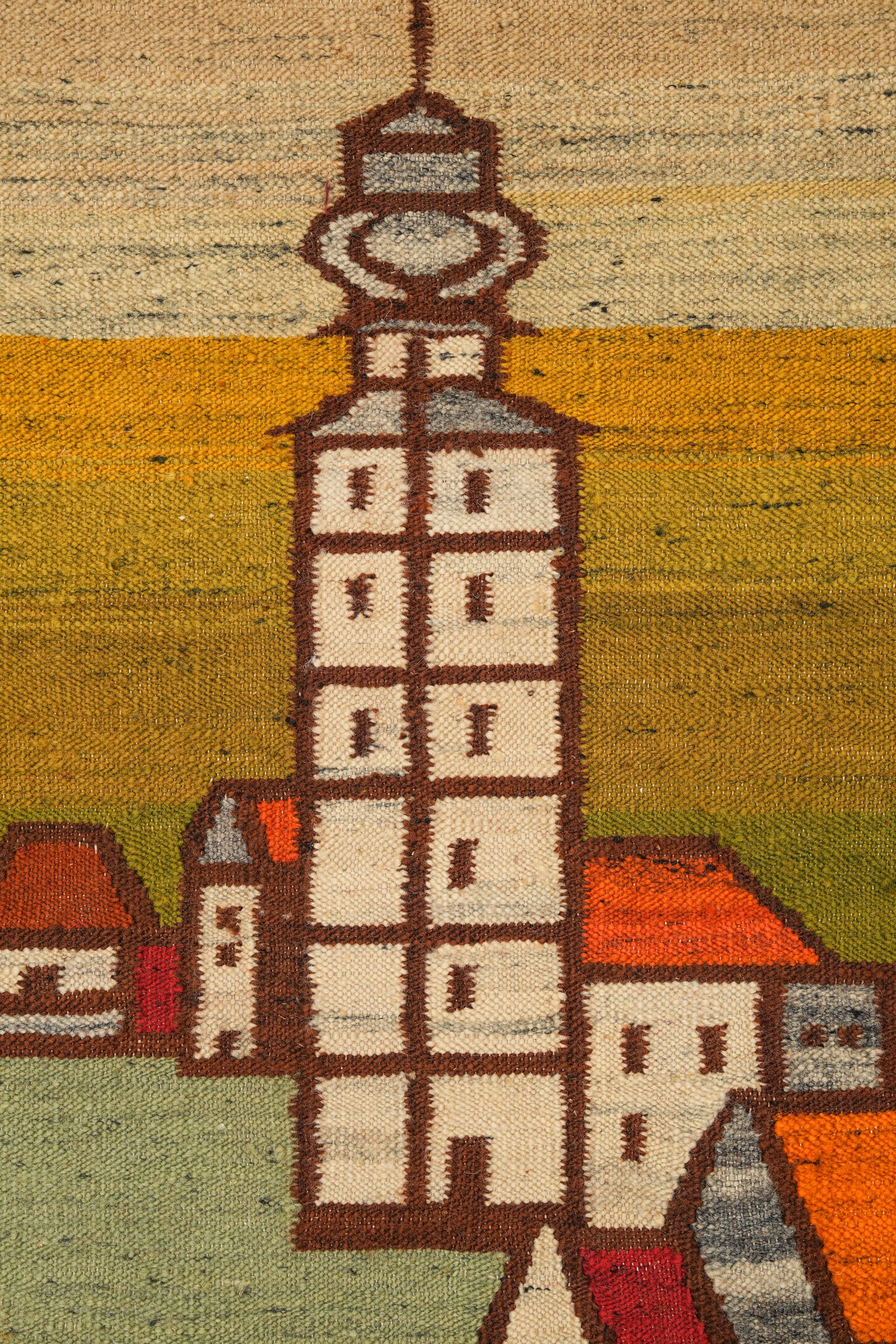 Vintage Polish Tapestry Kilim 5'3" x 3'2"