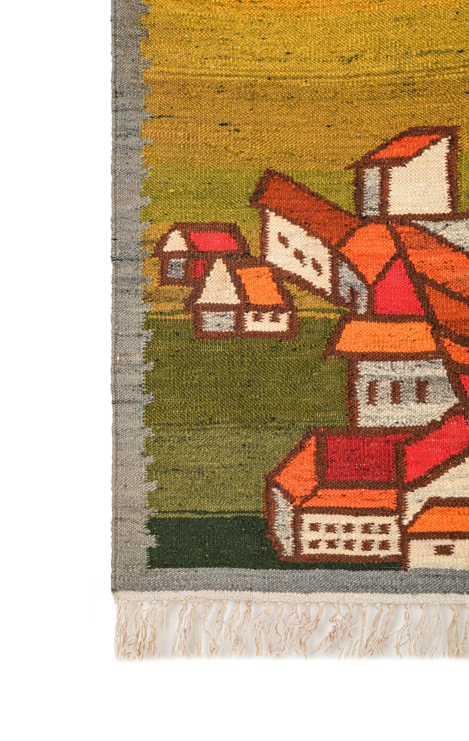 Vintage Polish Tapestry Kilim 5'3" x 3'2"