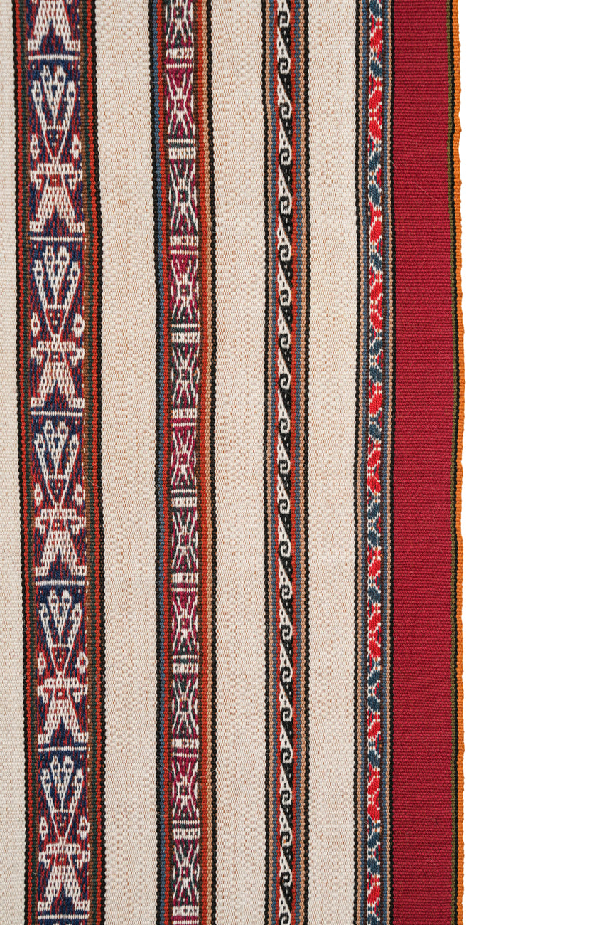 Vintage Peruvian Textile 4'10" x 1'3"